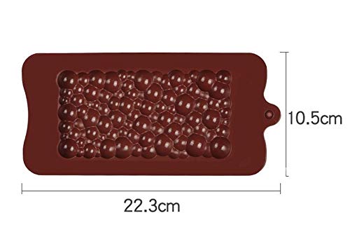 Silicone Bubble Design Chocolate Bar Mould