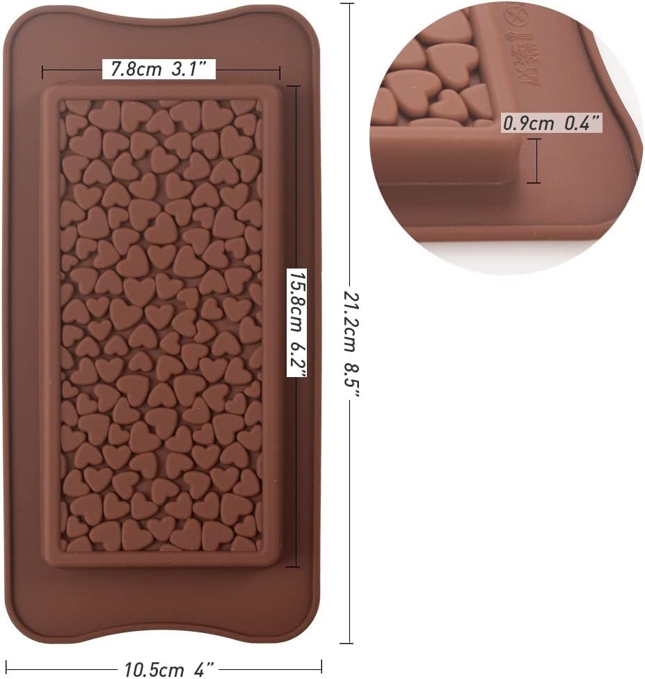 Heart Shape Bar Chocolate Mould