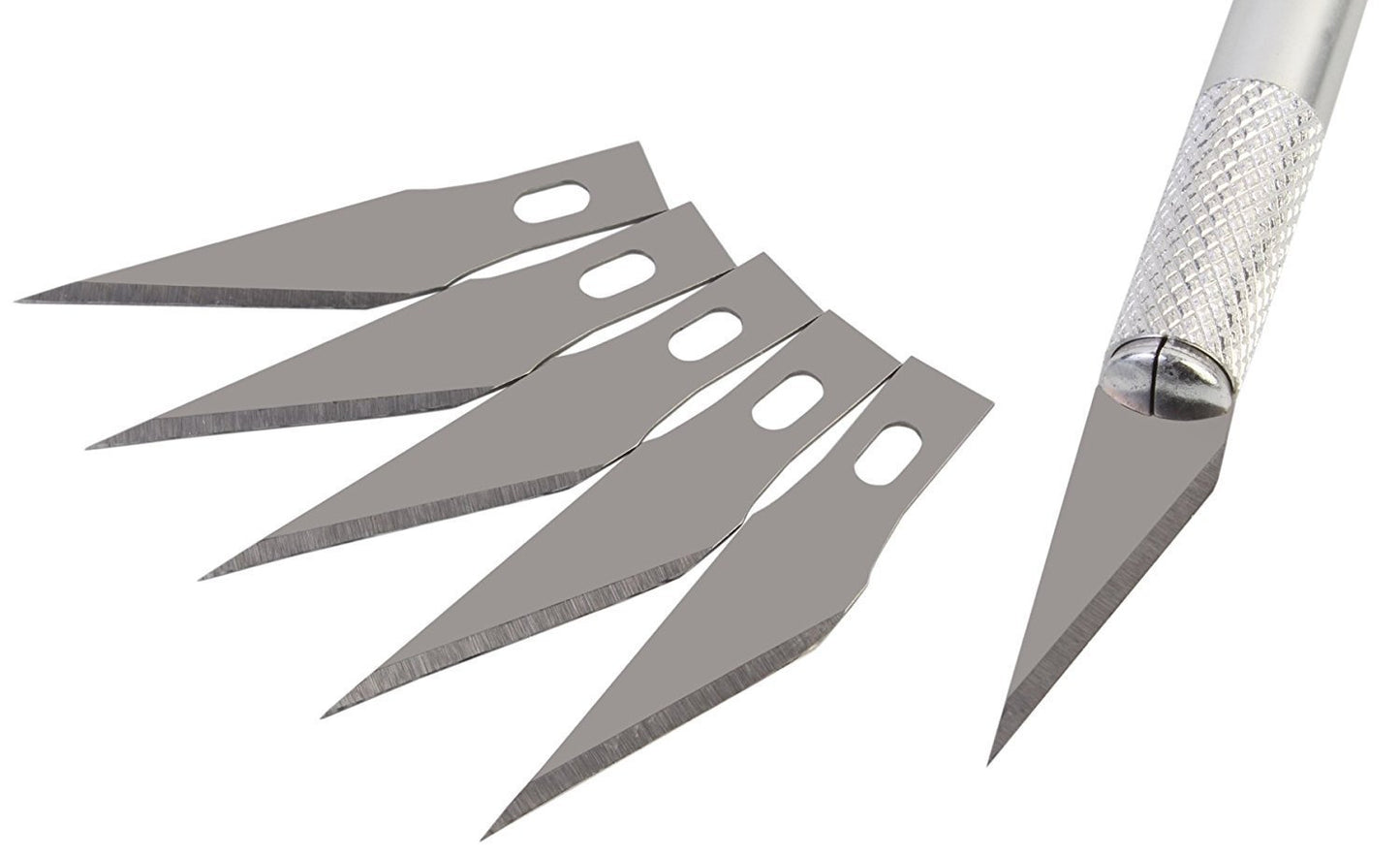 Detail Pen Knife with 5 Interchangeable Sharp Blades