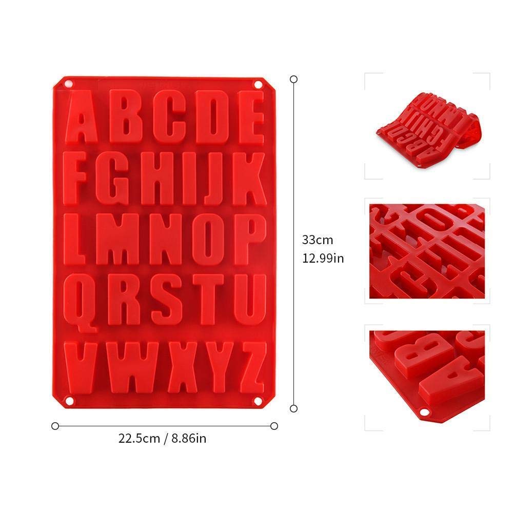 Big Alphabet Chocolate Silicon Mould