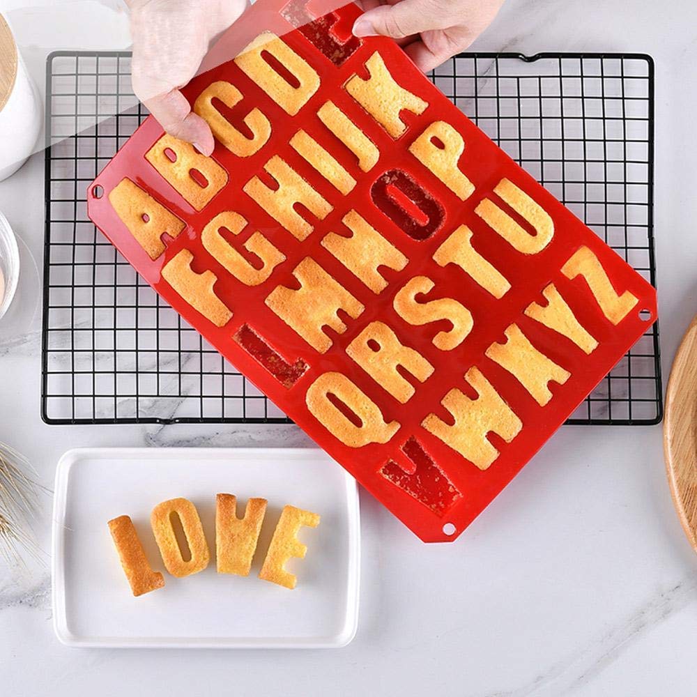 Big Alphabet Chocolate Silicon Mould