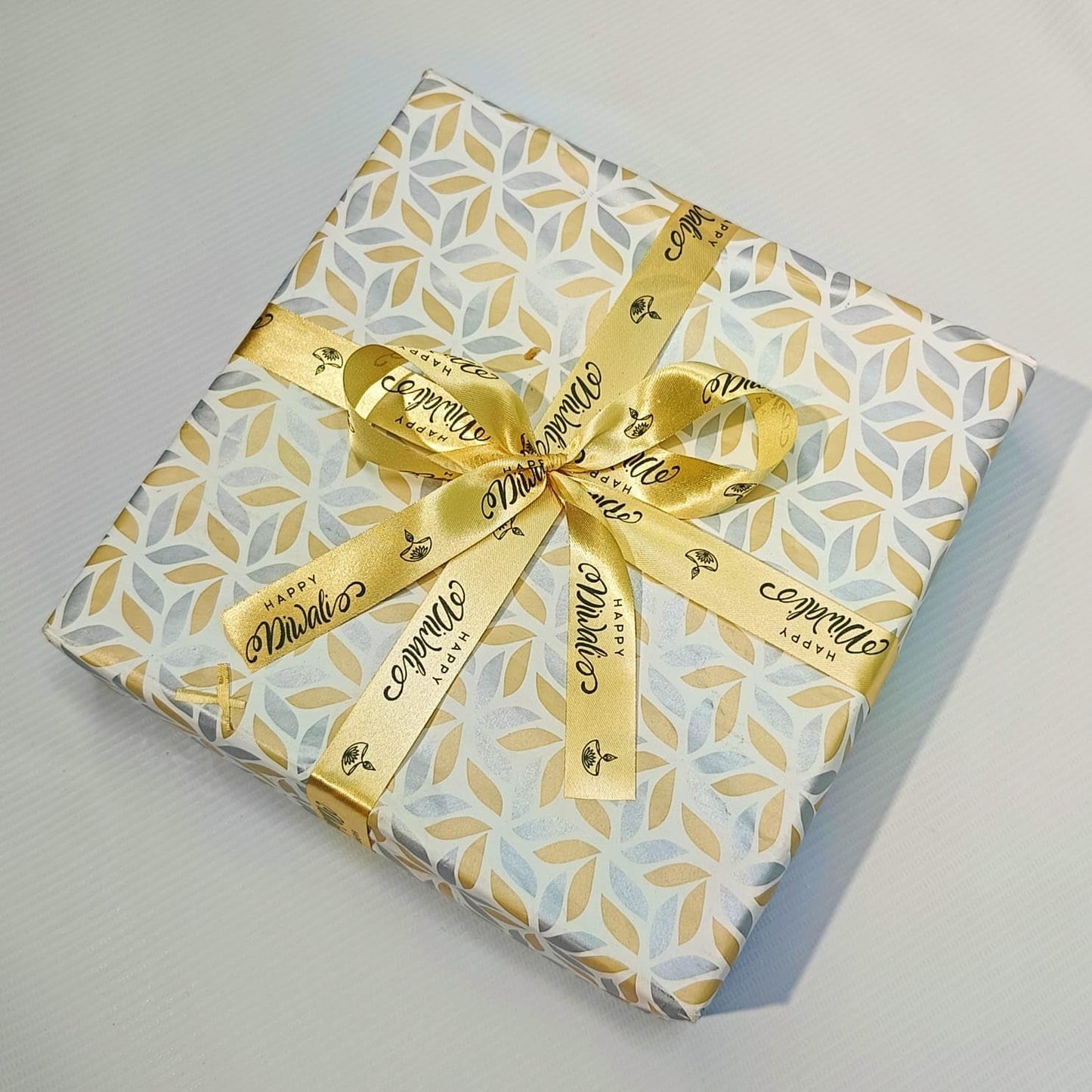 Happy Diwali Printed Decorative Satin Ribbon