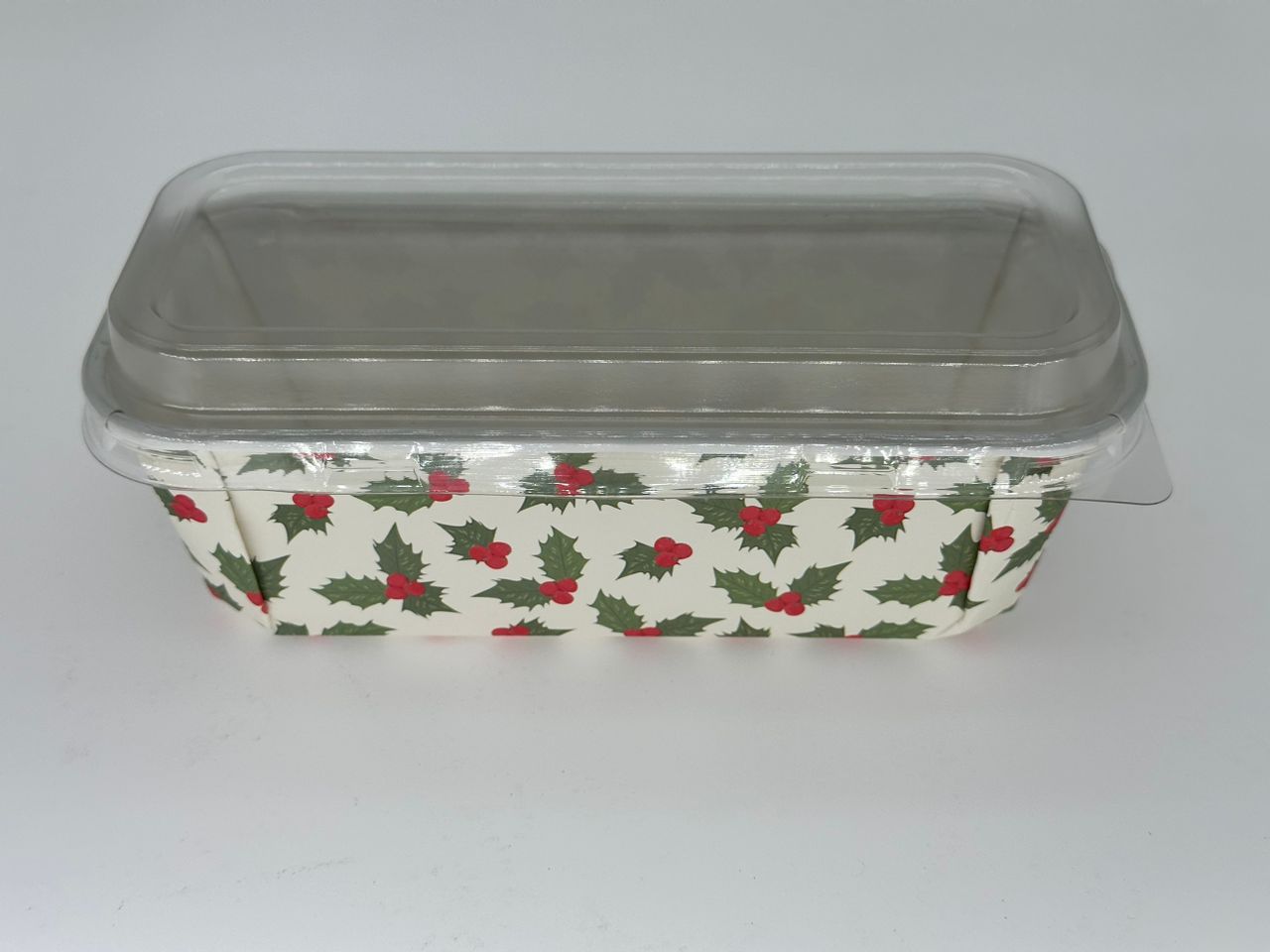 Christmas Print Bake And Serve Loaf Mould With Lid