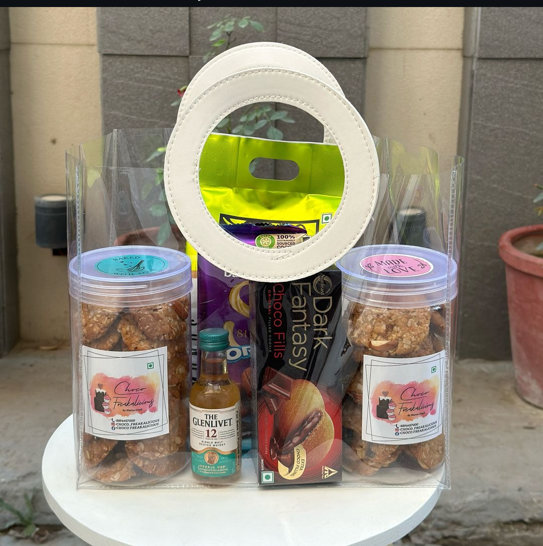 New Transparent Hamper Bag (Round Handle)