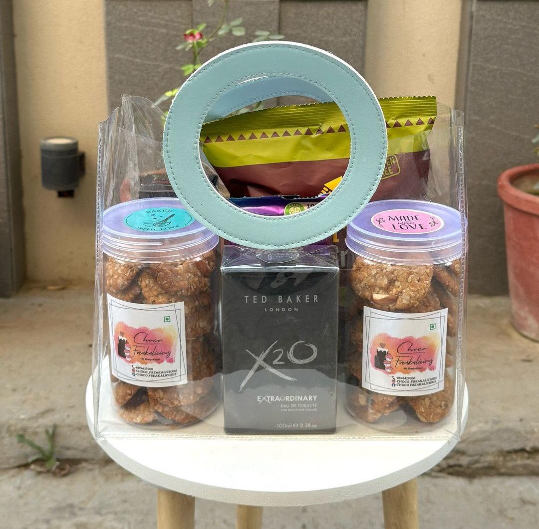 New Transparent Hamper Bag (Round Handle)