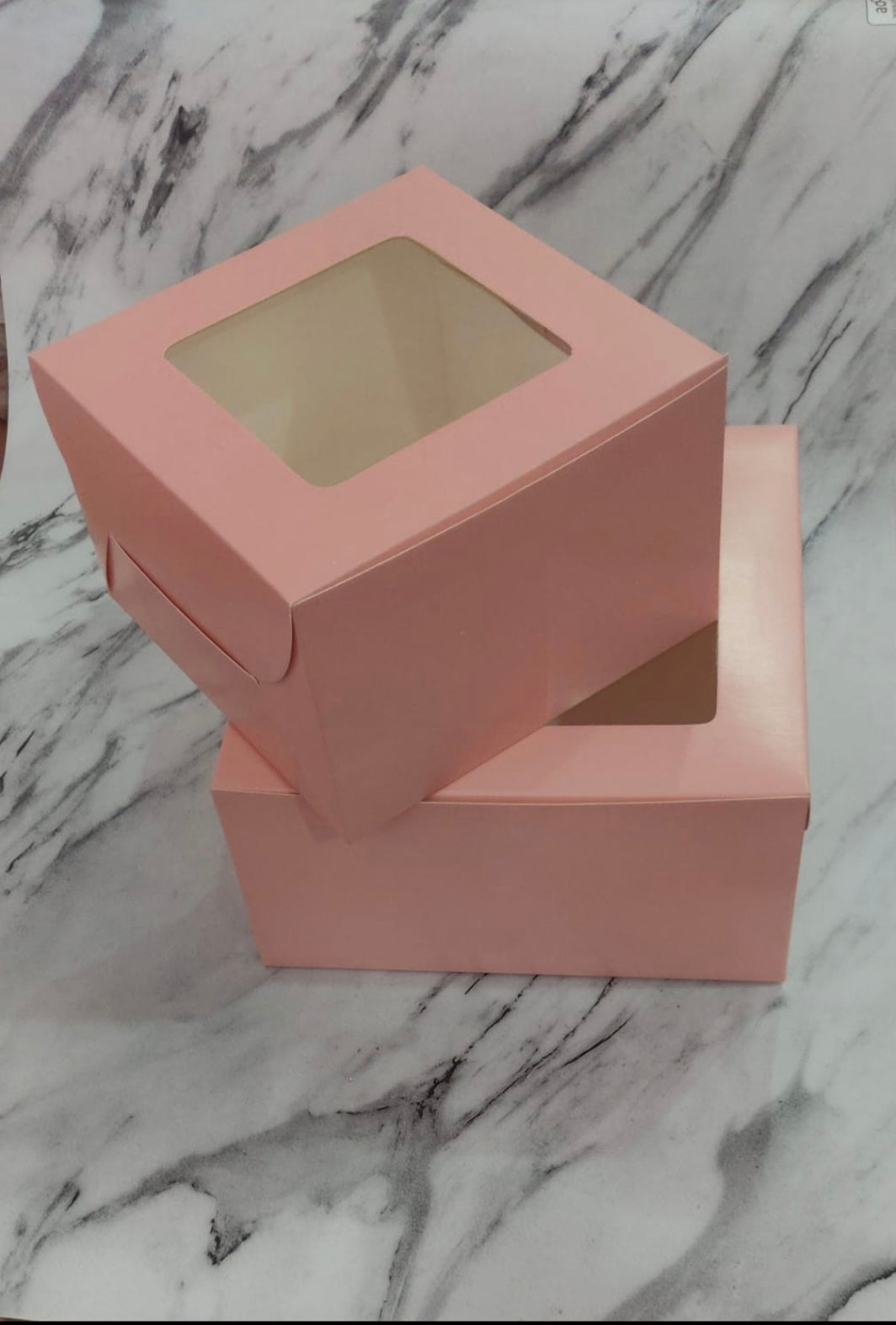 Half Kg Window Cake Box