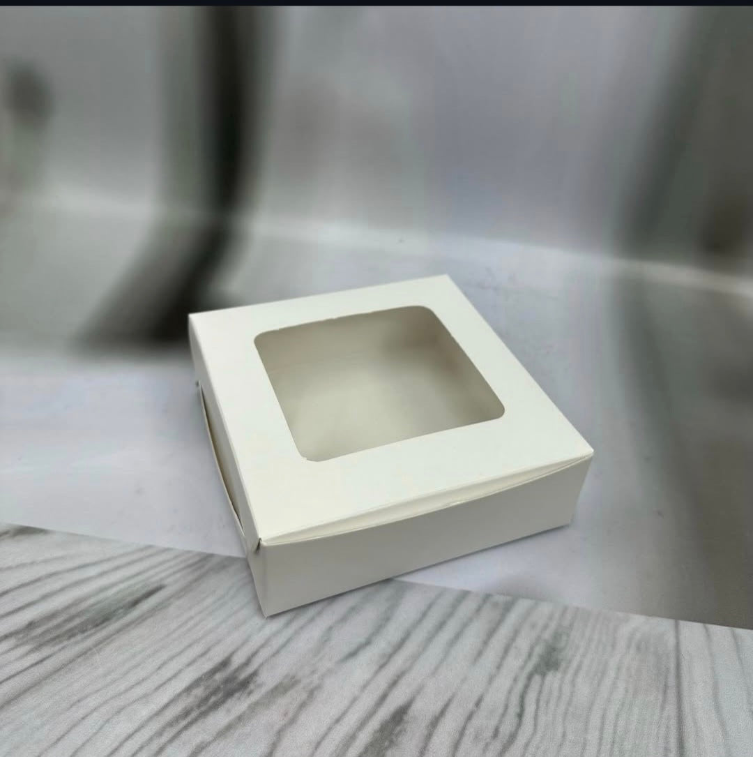 4 Pcs Brownie Box With Window