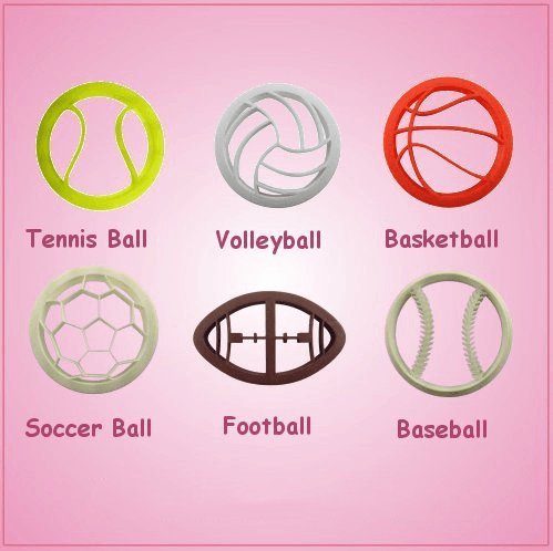 Football Cookie Cutters – Football/Shirt/Shoe/Cup