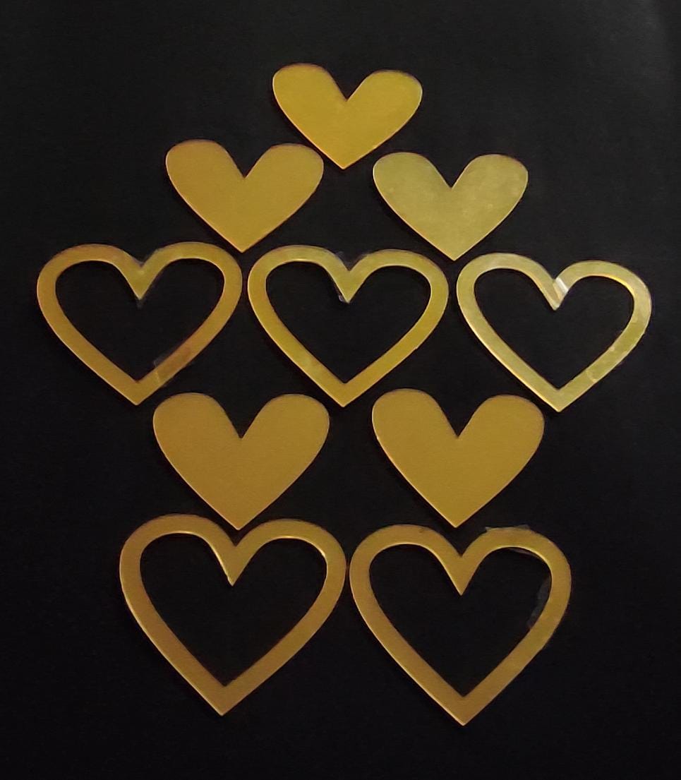 Acrylic Heart Shape Cake Topper