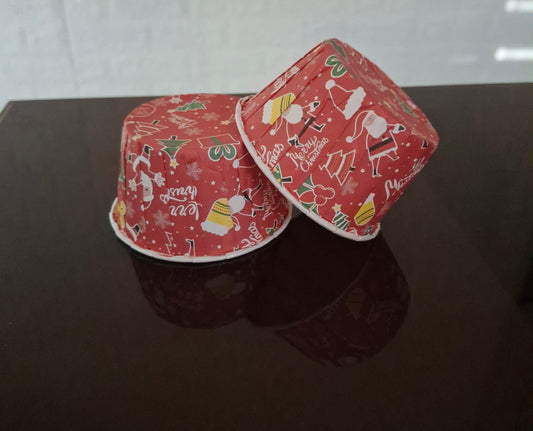Christmas Print Bake and Serve Cupcake Mould
