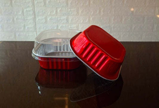 Aluminium Brownie Square With Lid( Pack of 50 Pc)