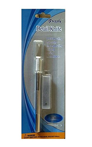 Detail Pen Knife with 5 Interchangeable Sharp Blades