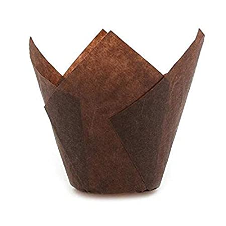 Brown Tulip Cupcake Liners (Pack of 200 Pc)