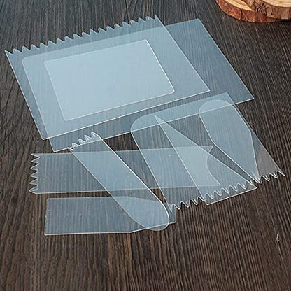 Flexible Cake Scraper Smoother Set