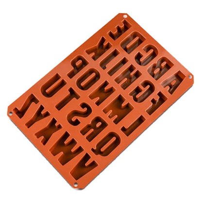 Big Alphabet Chocolate Silicon Mould