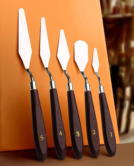 Stainless Steel Palette Knife Set of 5 Piece
