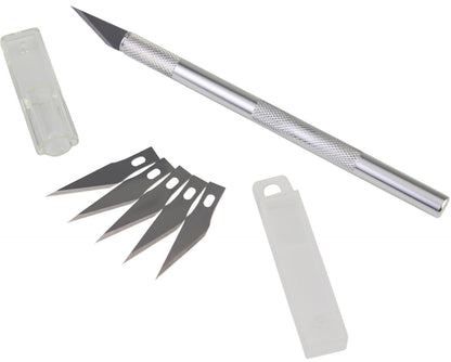 Detail Pen Knife with 5 Interchangeable Sharp Blades
