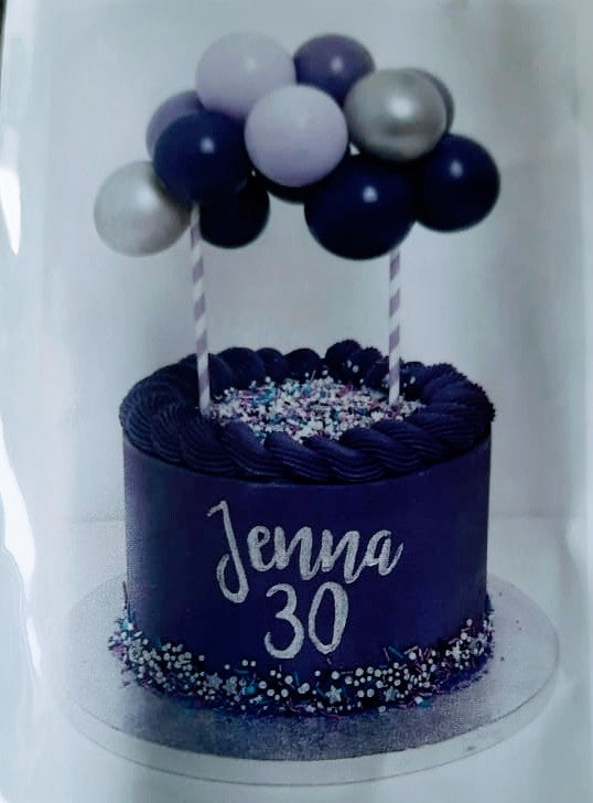 Mini Balloons Cake Topper