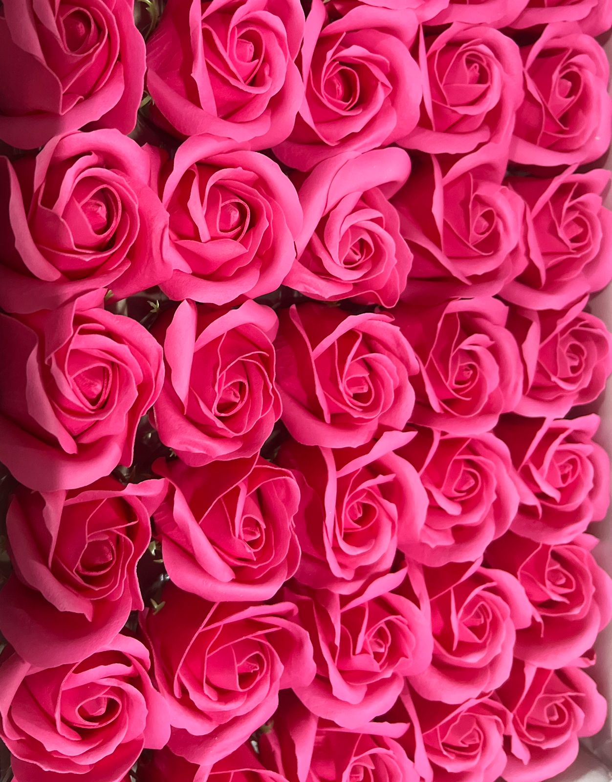 Beautiful Pink Color Artificial Soft Roses ( Pack Of 5)