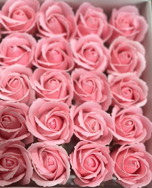 Beautiful Pink Color Artificial Soft Roses ( Pack Of 5)