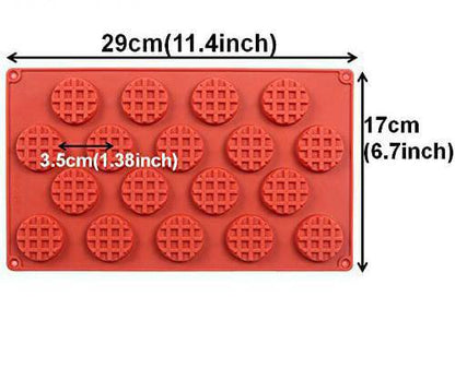 Mini Waffle Silicon  Moud
