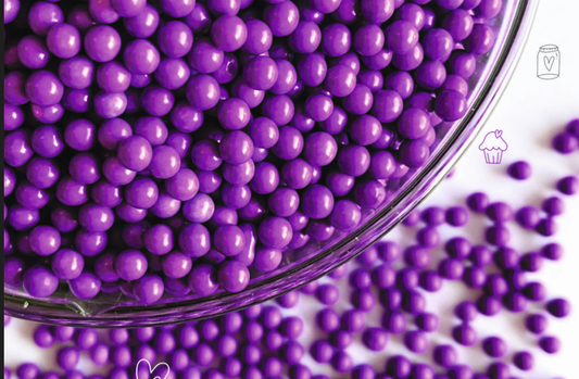 Ombre Pearls — Purple ( 4 mm )