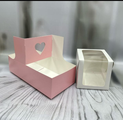 Beautiful Handle Hamper with Mini Cake Box