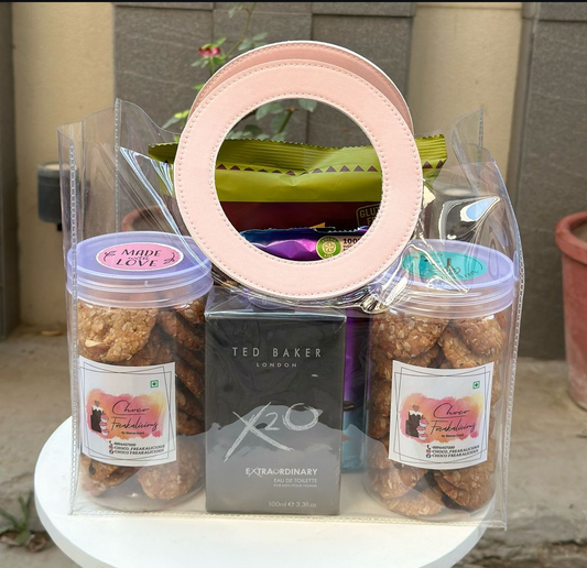 New Transparent Hamper Bag (Round Handle)