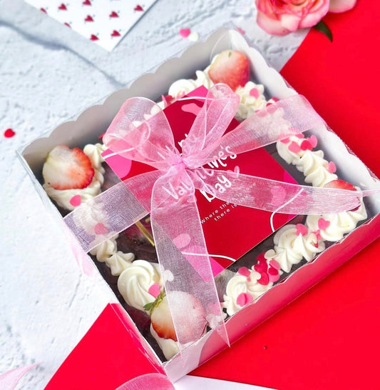 New Transparent Lid Cover Brownie Box