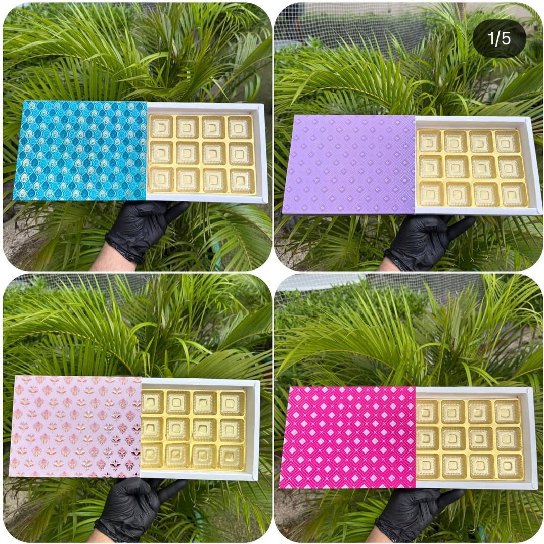New Printed God Embossed Print Chocolate Box