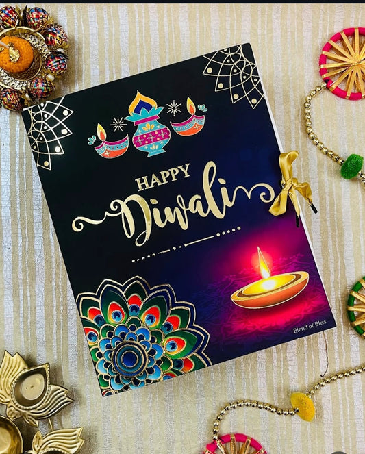 Printed Diwali Ribbon Box