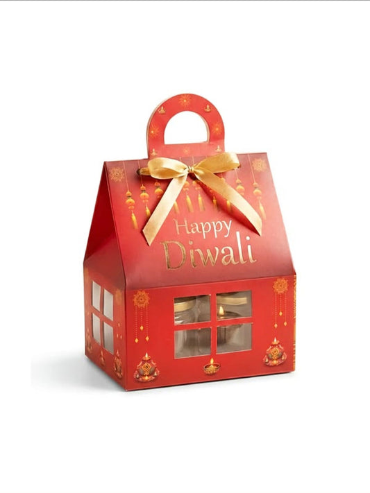 Diwali Print Hut Shape box