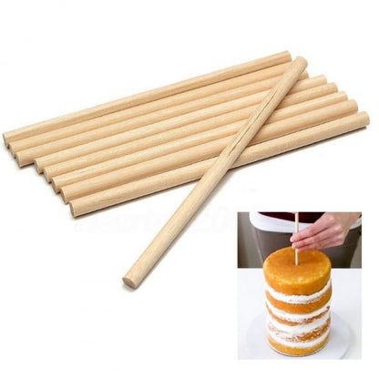 Wooden Cake Dowel (Pack of 12 pc)
