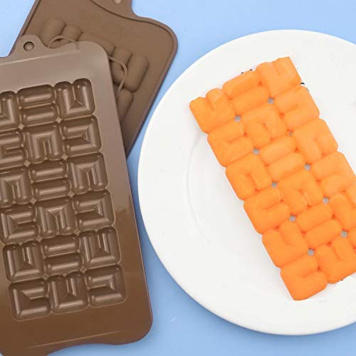 Silicone New Geometrical Design Bar Mould Candy Chocolate Bar Mould DIY Candy Jelly Pudding Fondant Molds