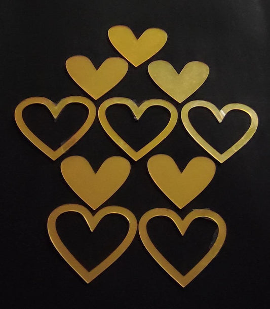 Acrylic Heart Shape Cake Topper