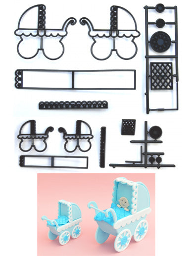 Make A Pram Silhouette Cutter Set
